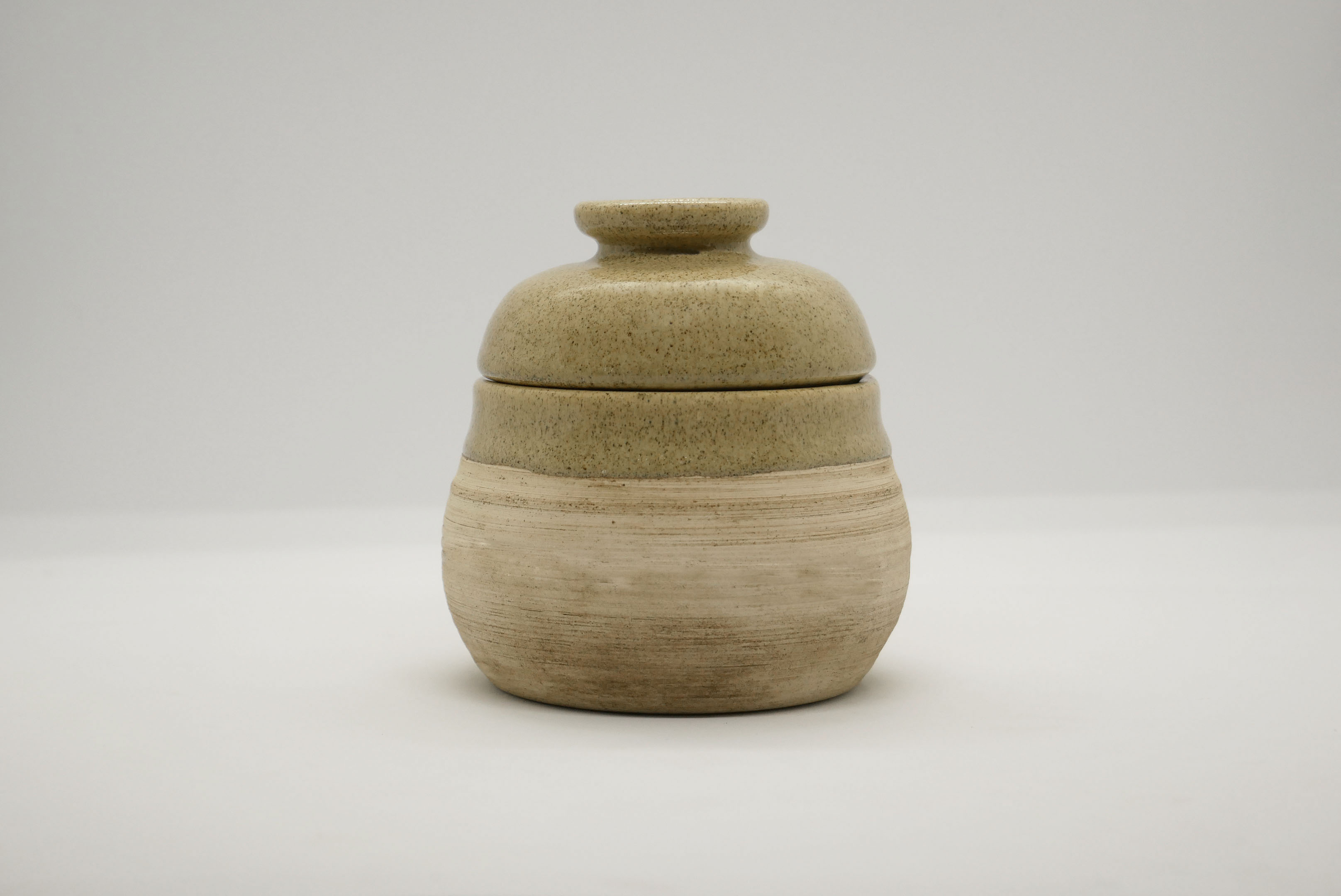 azucarera grande beige jaspeada