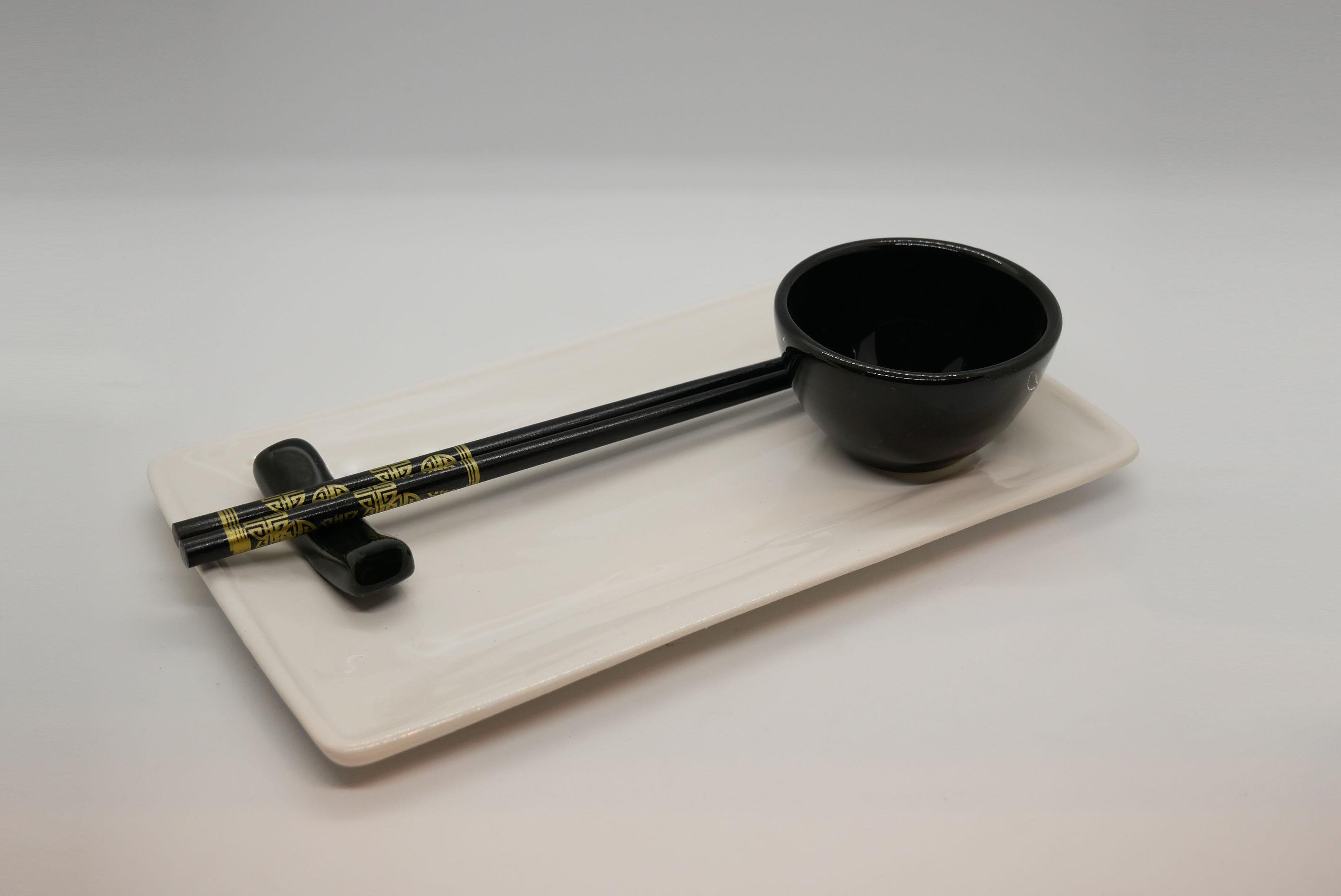 sushi blanco y negro