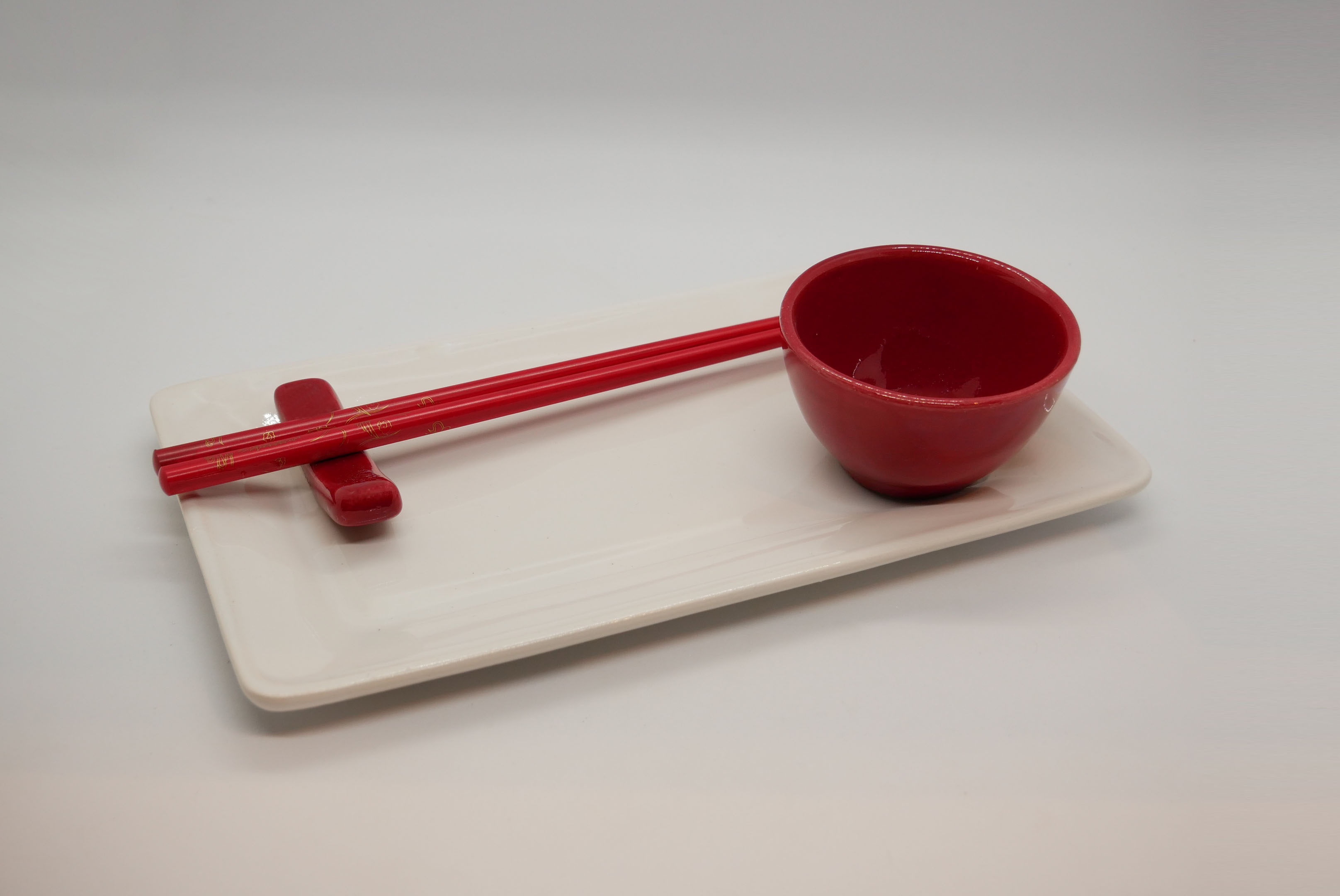 sushi blanco y rojo