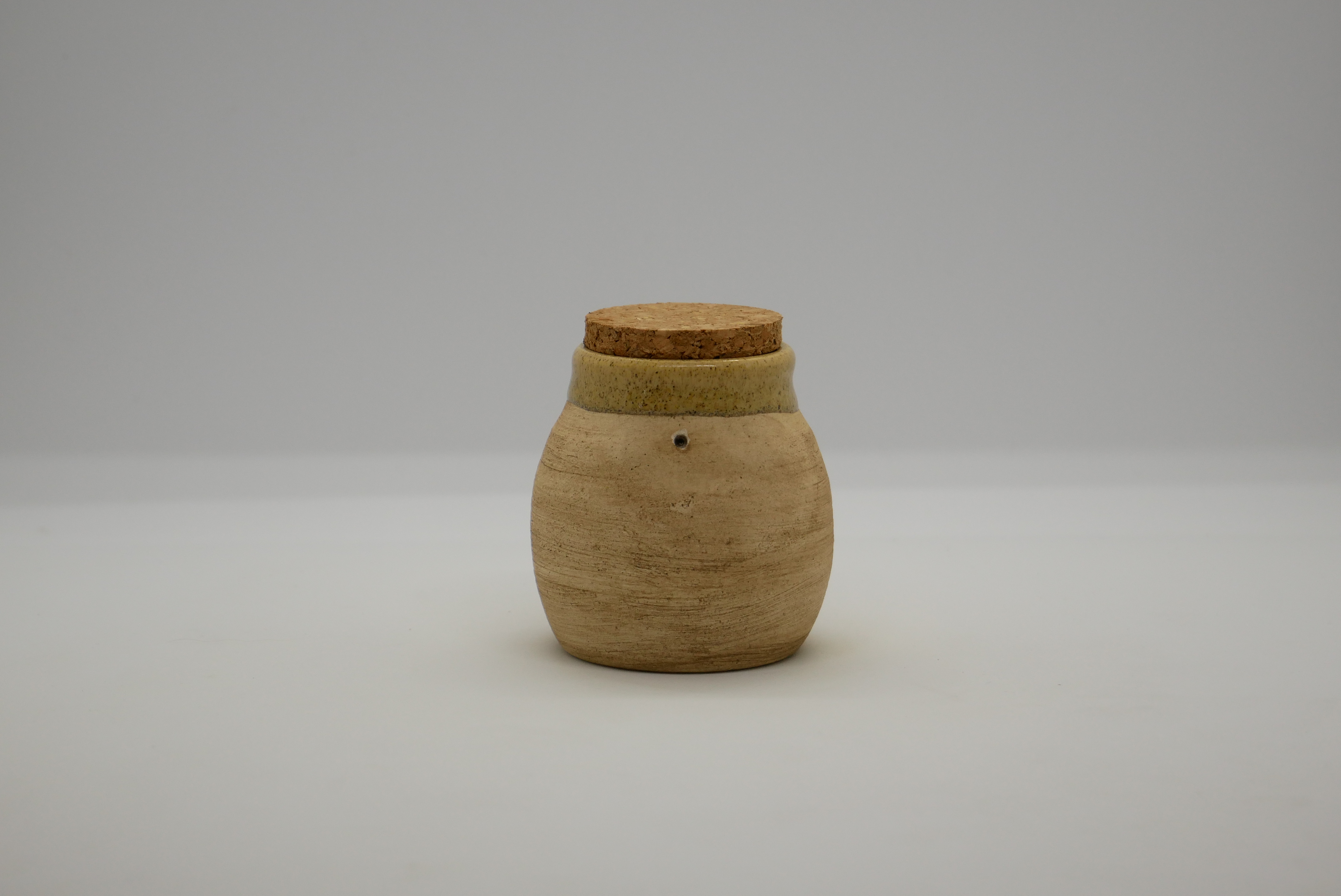 salero beige jaspeado
