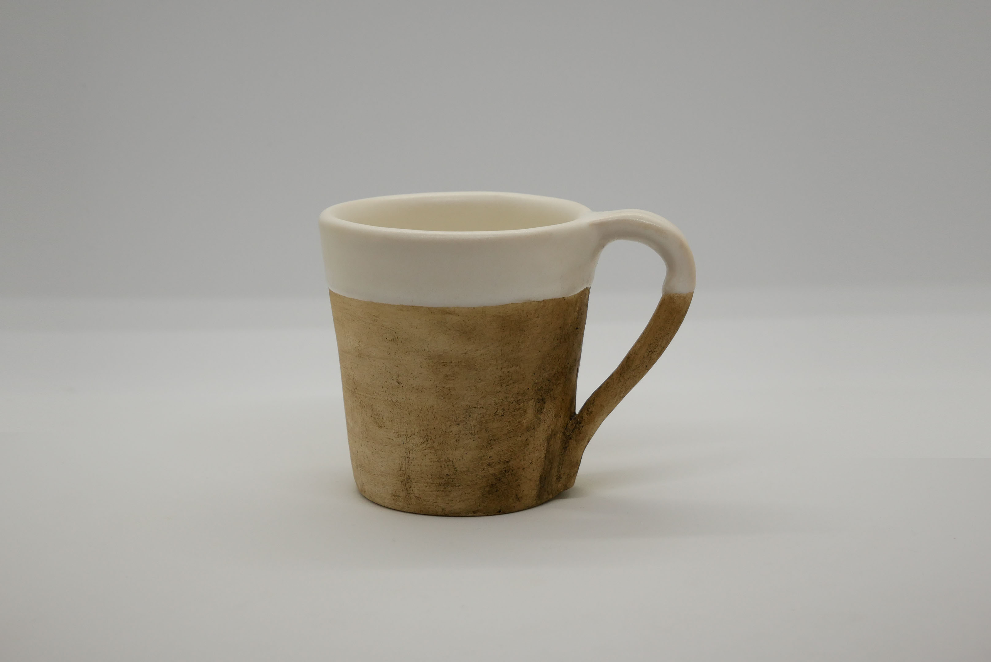 taza cafe doble blanco